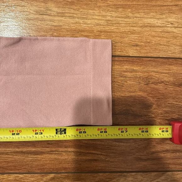 Varley Becky High Rise Mesh Seamless Legging In Light Pink Size Medium - Picture 6 of 6